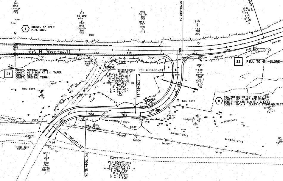 NH DOT Minge Cove Road Plan